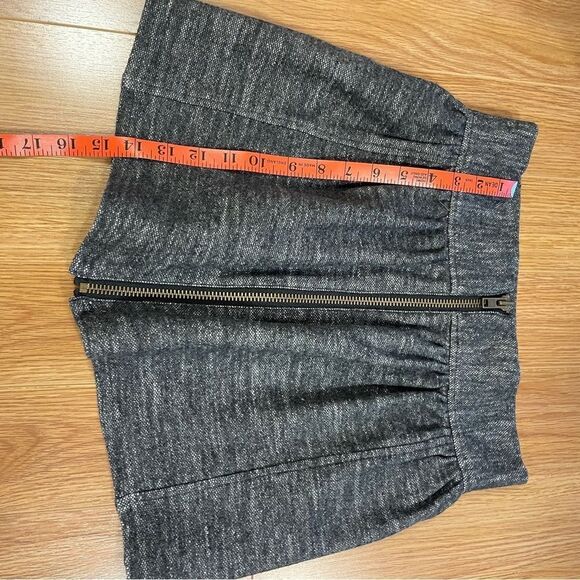 Aritzia Wilfred Wool Zipper Mini Skirt Grey - Picture 11 of 13